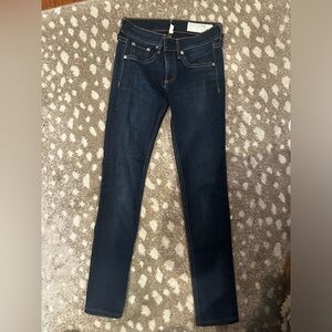 Rag & Bone dark blue skinny jeans, size 24